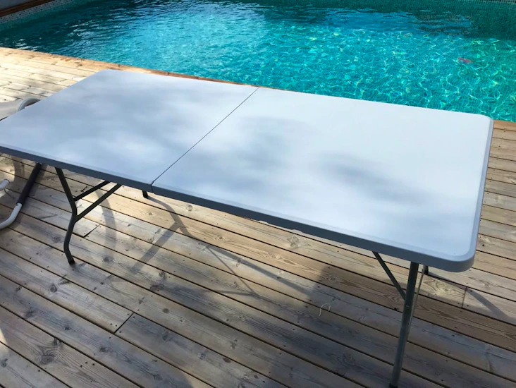 Ihopfällbart bord 180x76x74