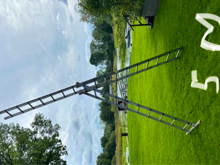 3 delad kombistege 7 m. m. plattform