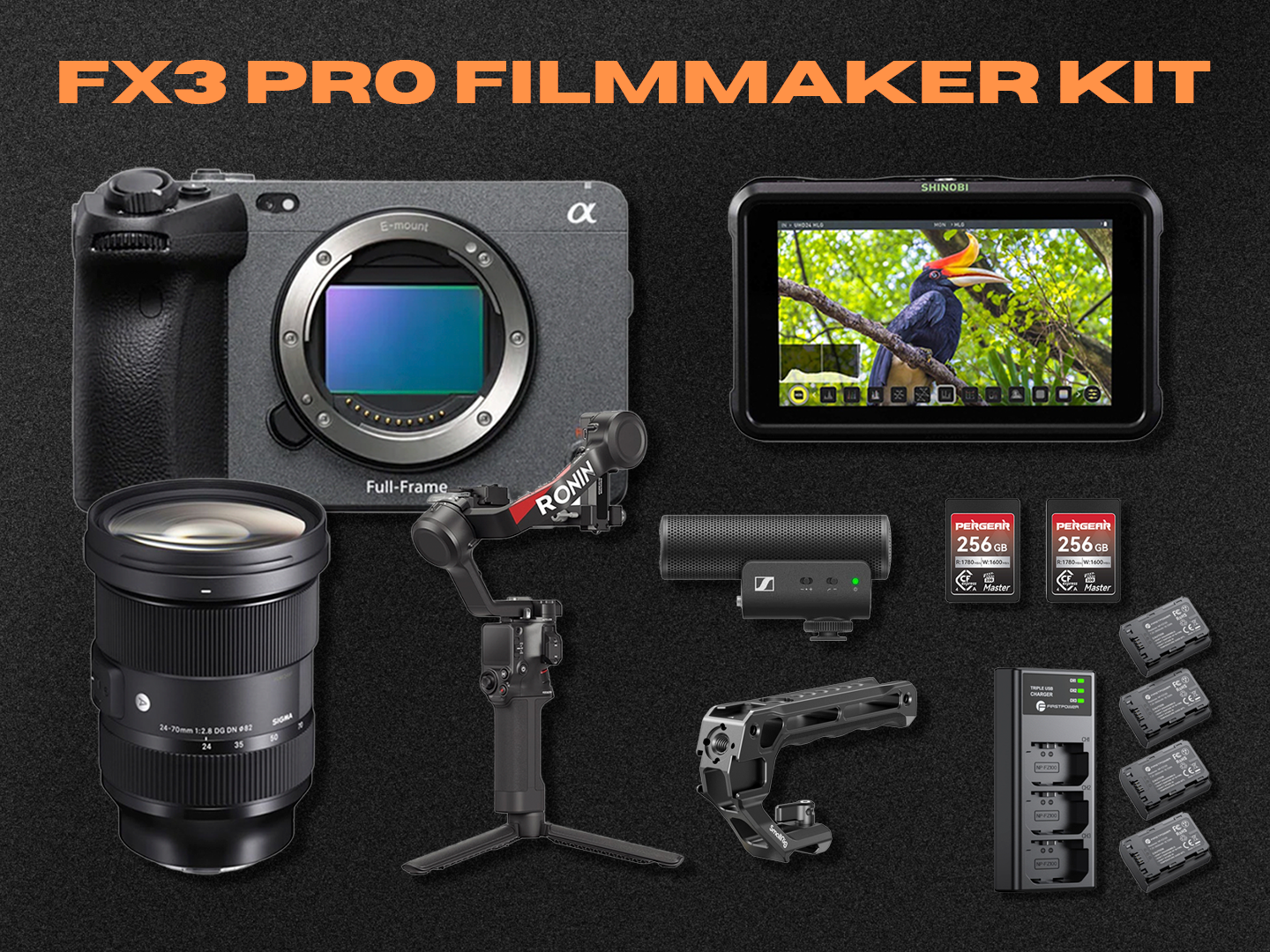 Fx3 pro filmmaker kit – fully loaded