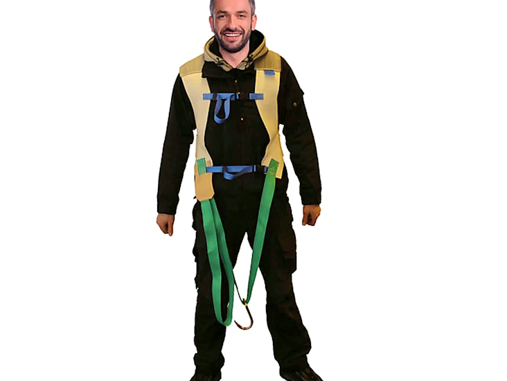 2 stk. profesjonelle dobble løfteseler / bæreseler / flytteseler / bærestropper