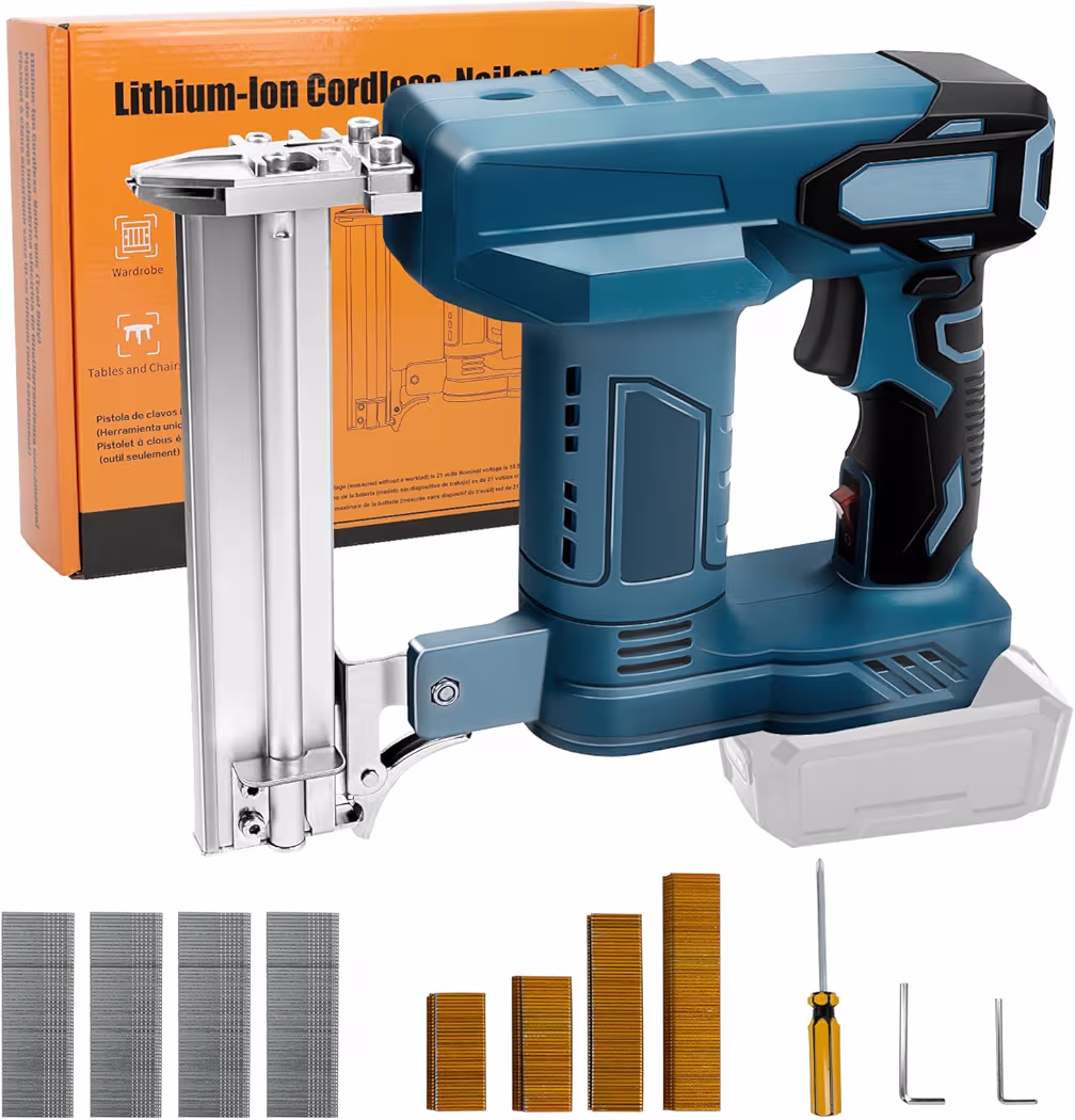 Battery stapler nail gun