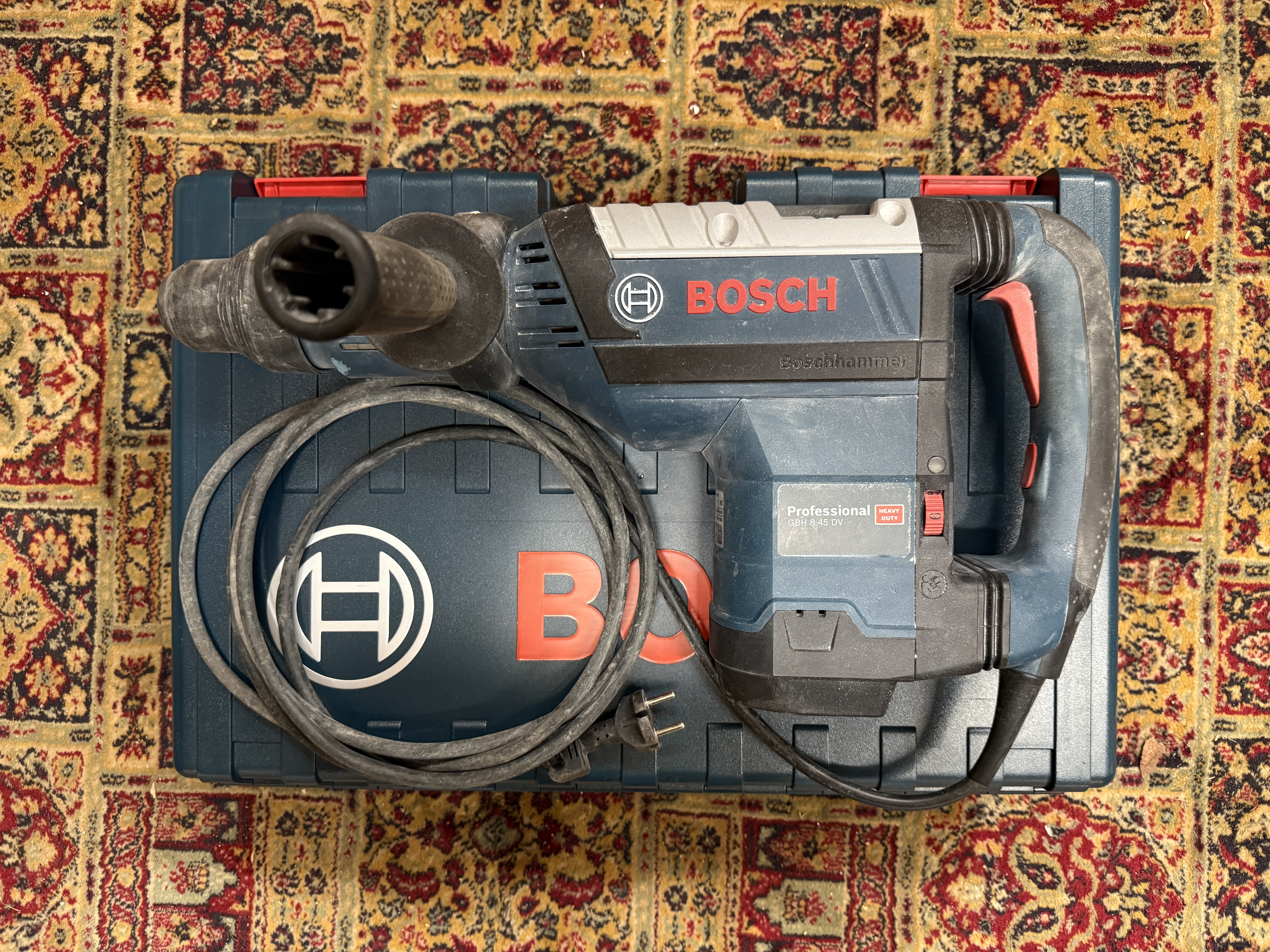 Kraftig professionell sds-max borrhammare och bilmaskin