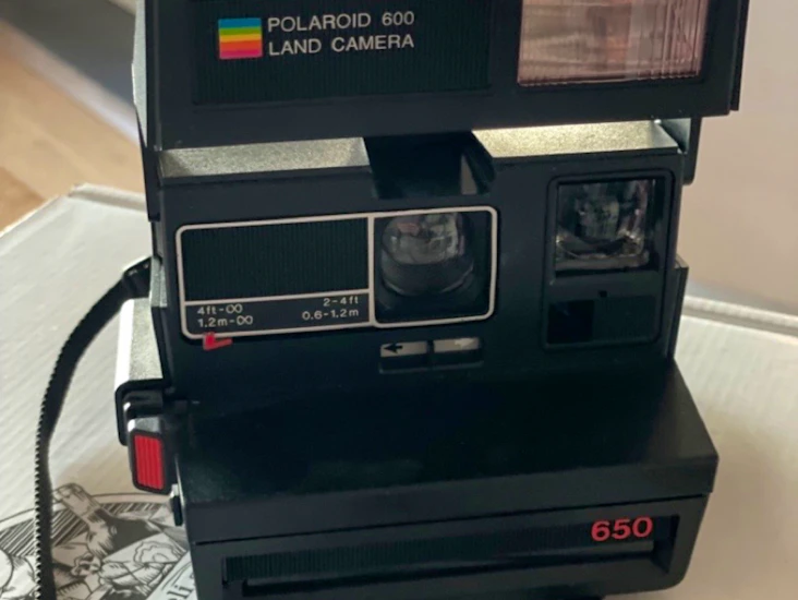 Klassisk polaroid kamera
