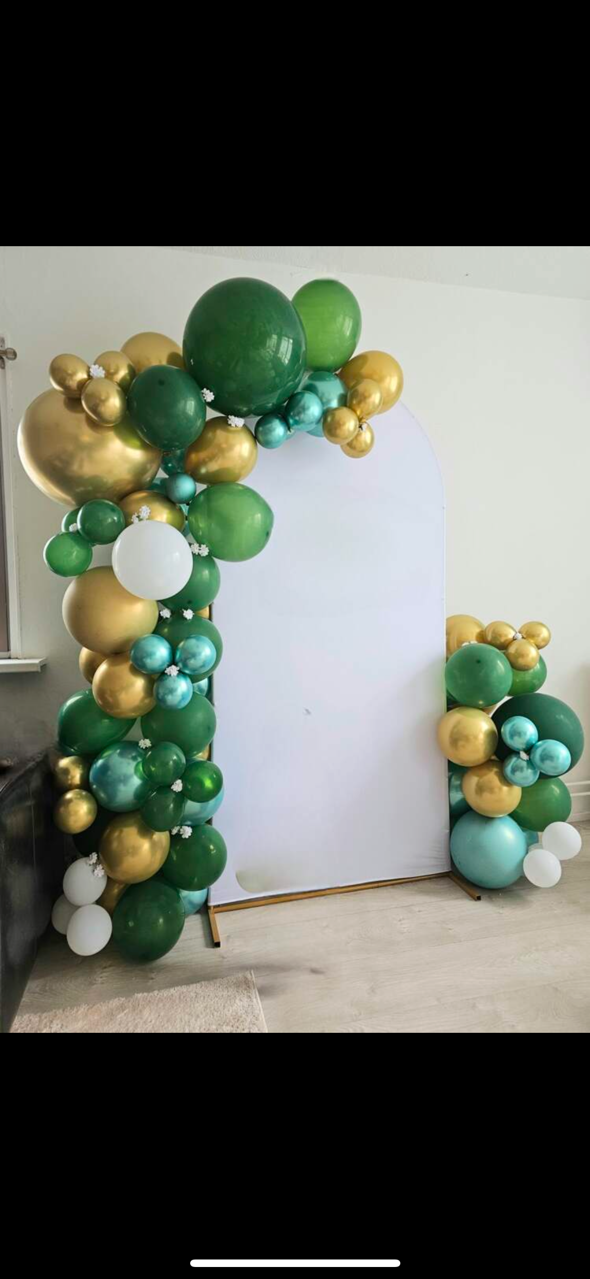 3 bröllopbågstativ ballongbågstativ