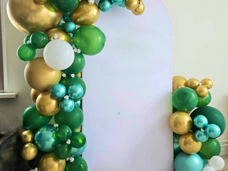 3 bröllopbågstativ ballongbågstativ