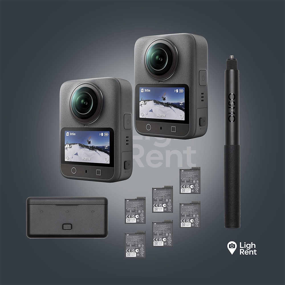 Osmo 360 set of 2 dji osmo 360 adventure combo action