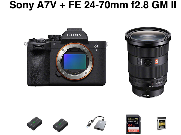 Sony a7v + 24-70mm f2.8 gm ii - delivery