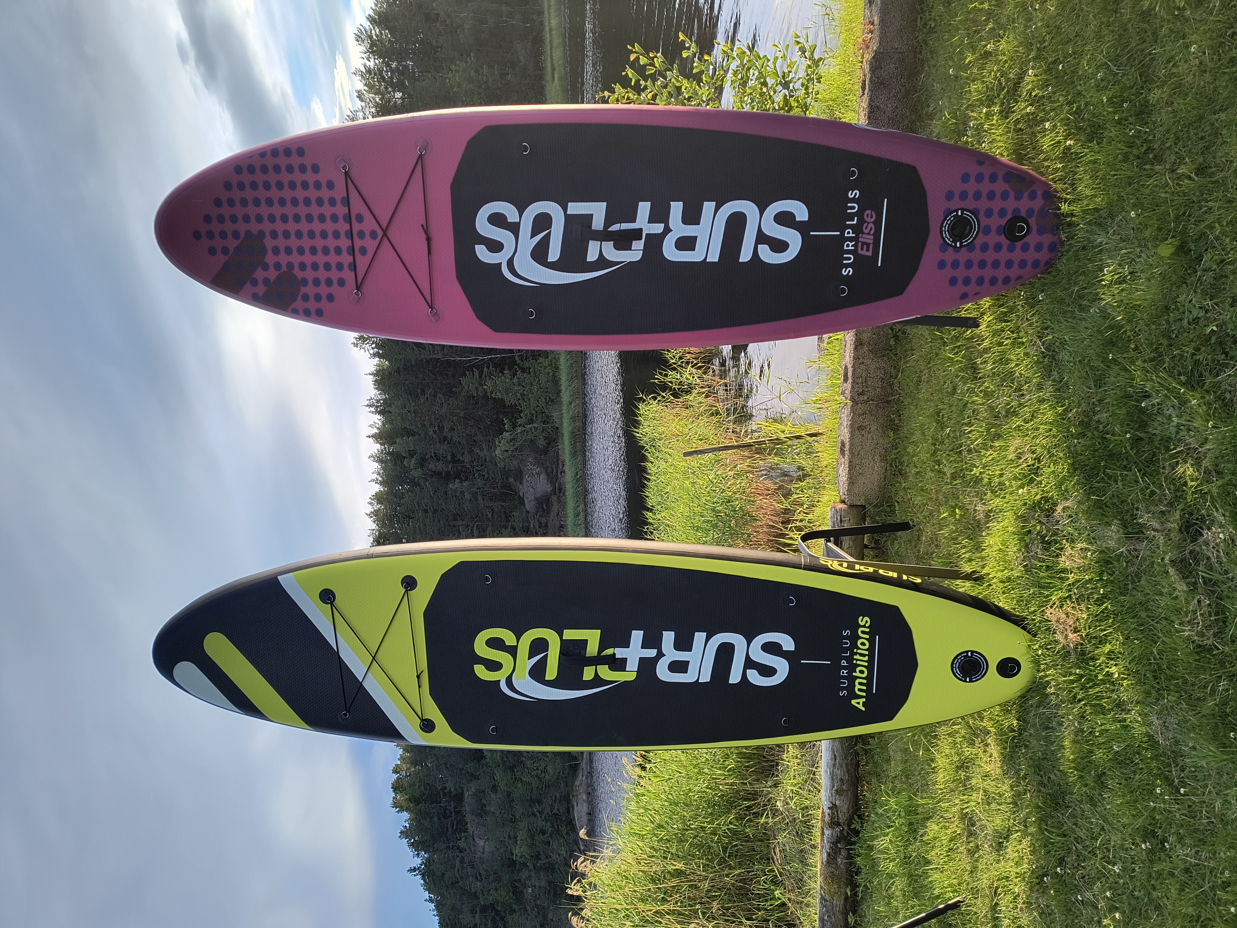 To sup-brett på drammensfjorden