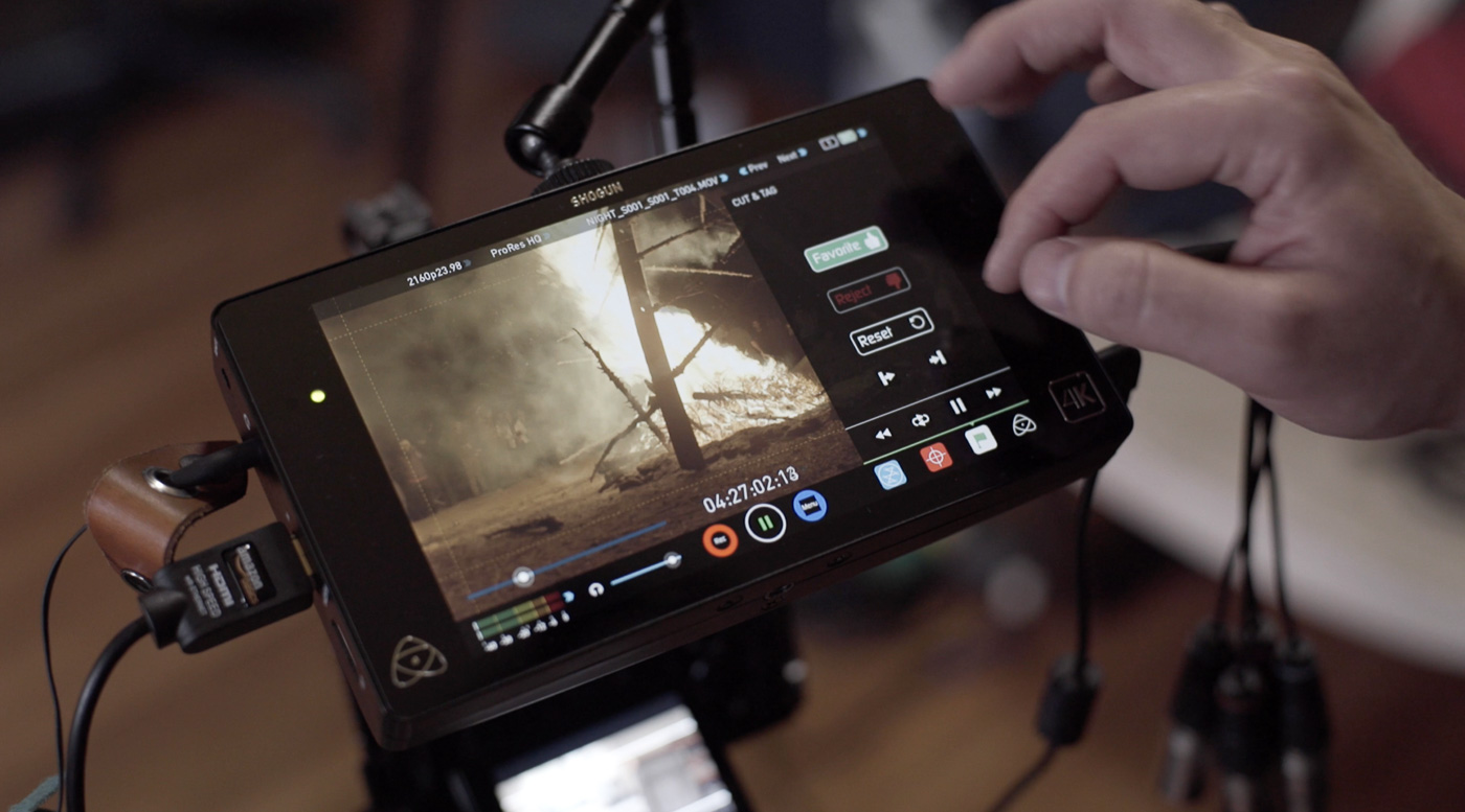 Atomos shogun 7′′ 4k monitor og hdmi/sdi-recorder. 