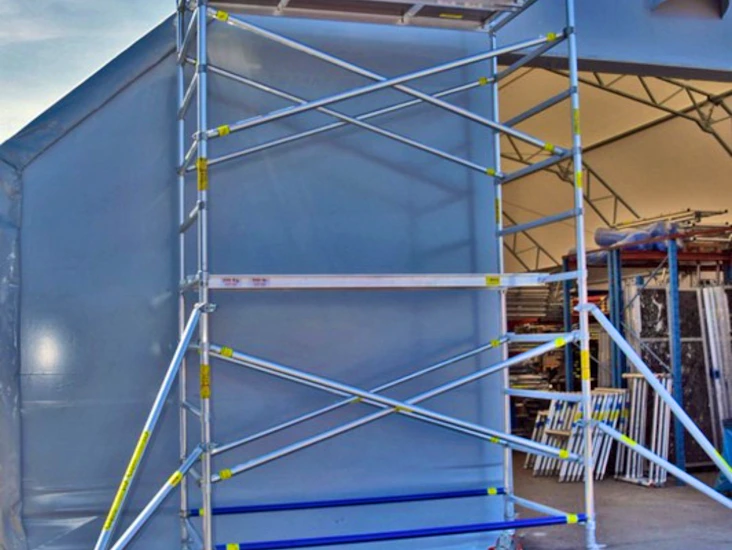 Byggställning på hjul 6 meter