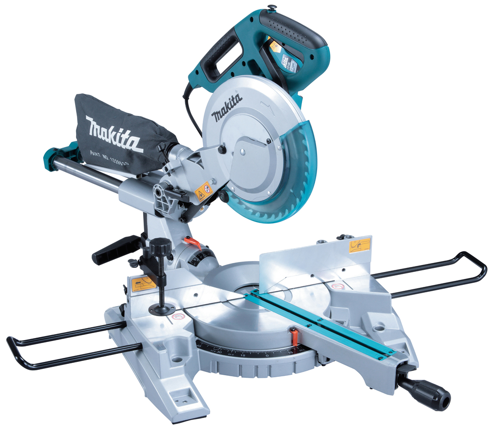 Makita ls1018l mains 260mm compound mitre saw with stand