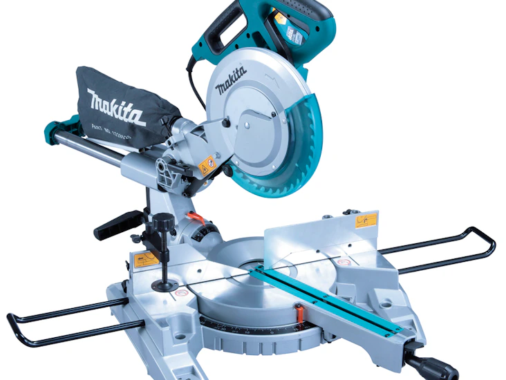 Makita ls1018l mains 260mm compound mitre saw with stand