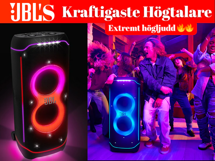 🔥 jbl partybox ultimate högtalare/karaoke – våldsam bas. extremt kraftfull. oslagbar fest. 🔥