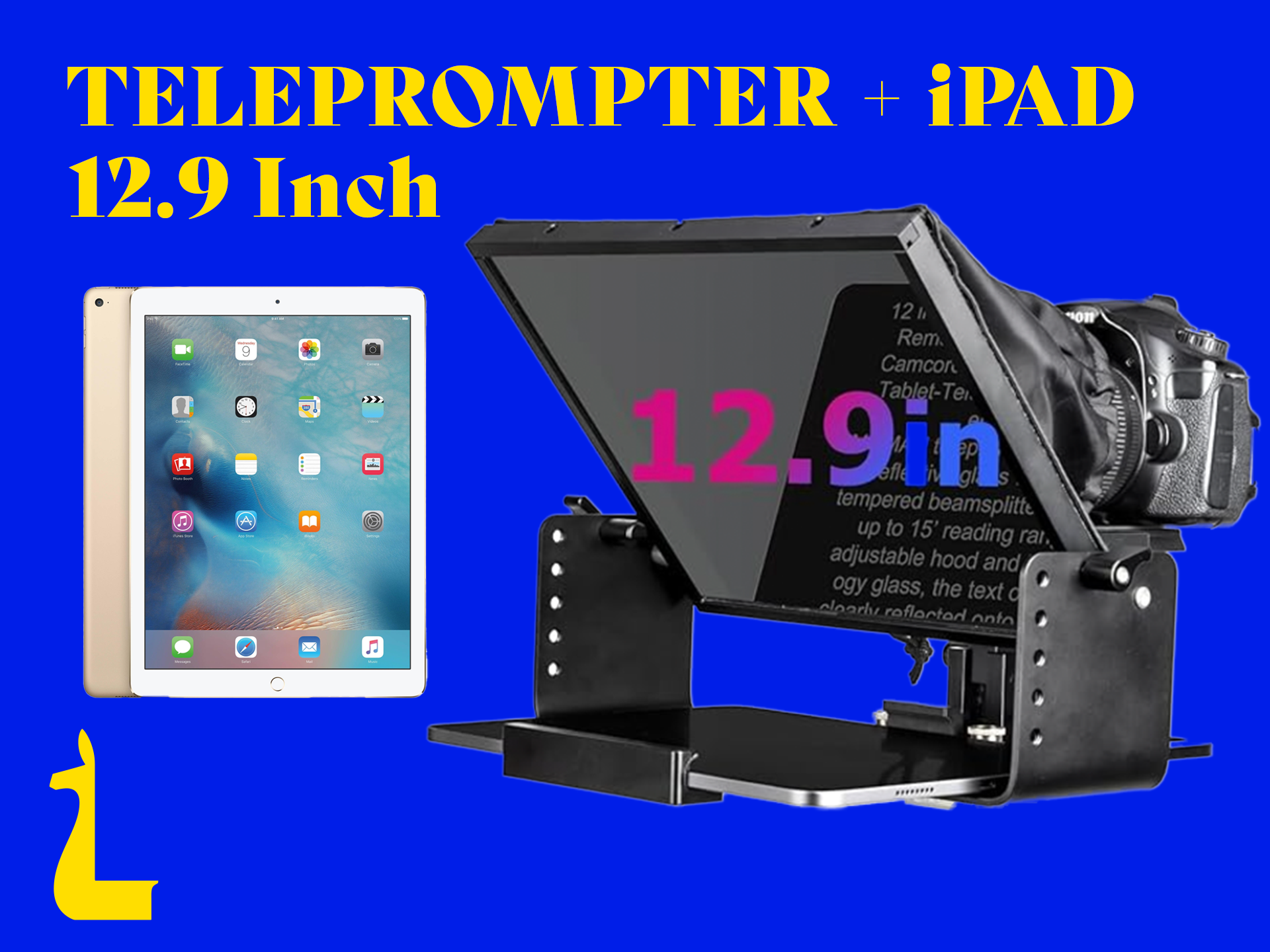 Teleprompter + ipad and teleprompter pro app