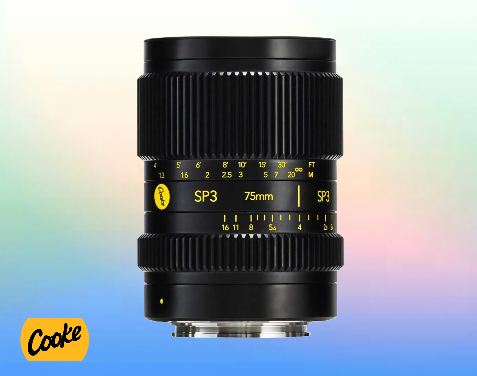 Cooke sp3 75mm prime lens - rf or sony-e mount