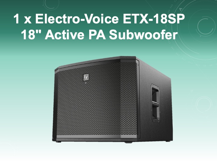 Electro voice etx-18sp (single unit)