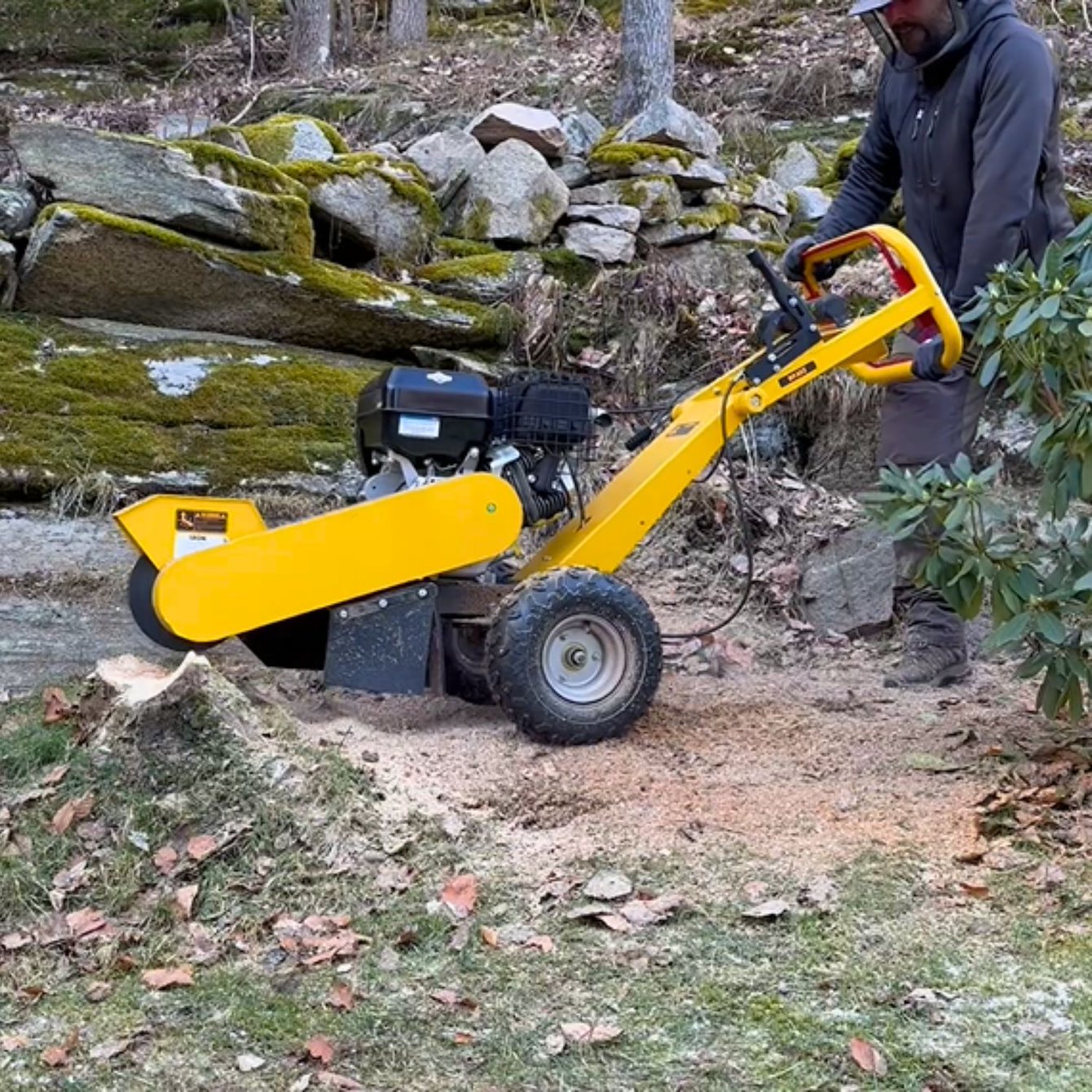 Stubbfräs - lättanvänd och med dragkula!