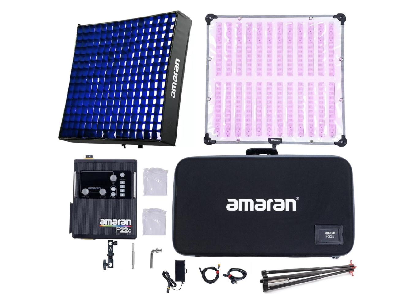 Amaran f22c rgbww 2 x 2 led panel