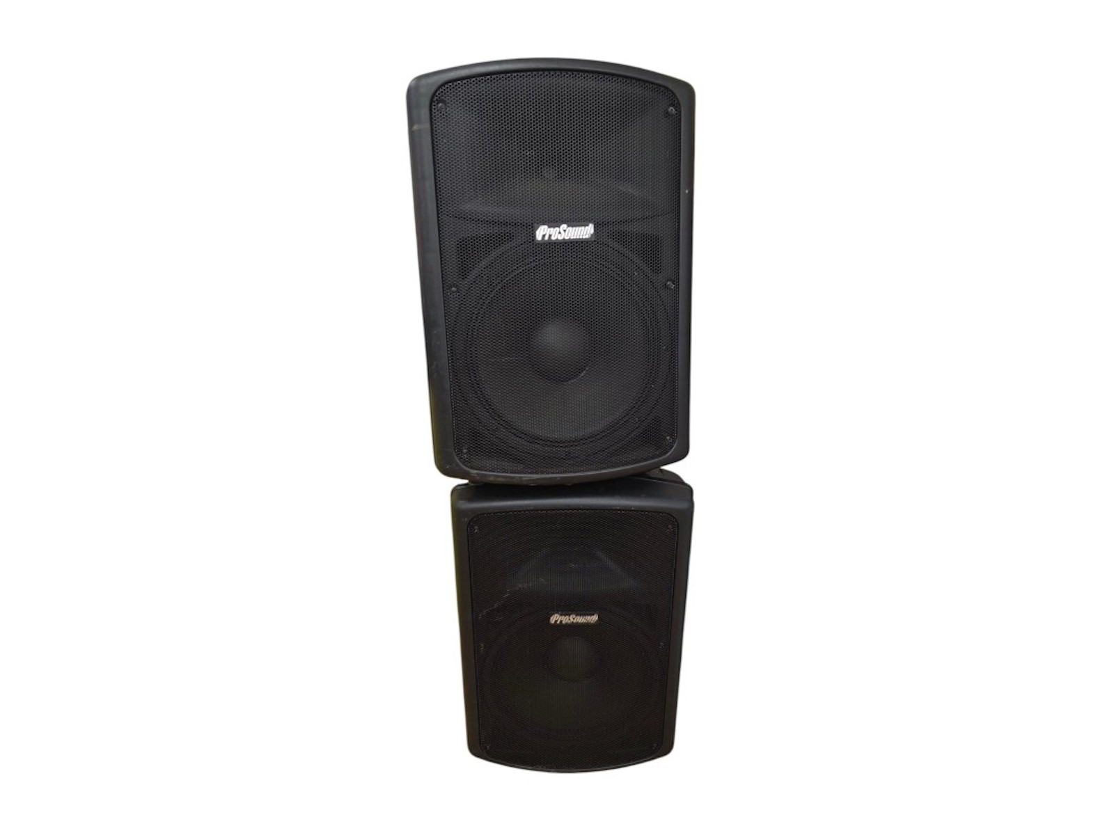 🎤 complete prosound pa sound system – 2x active speakers, 2 wired mics & mixed