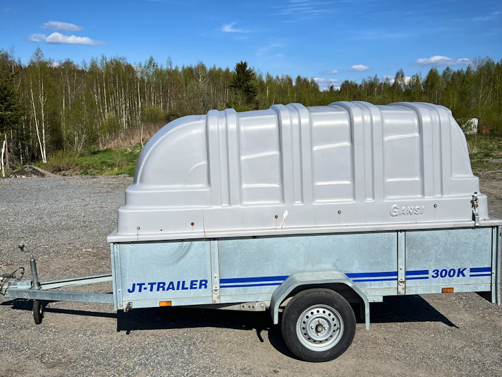 Kuomukärry peräkärry 150cm x 300cm