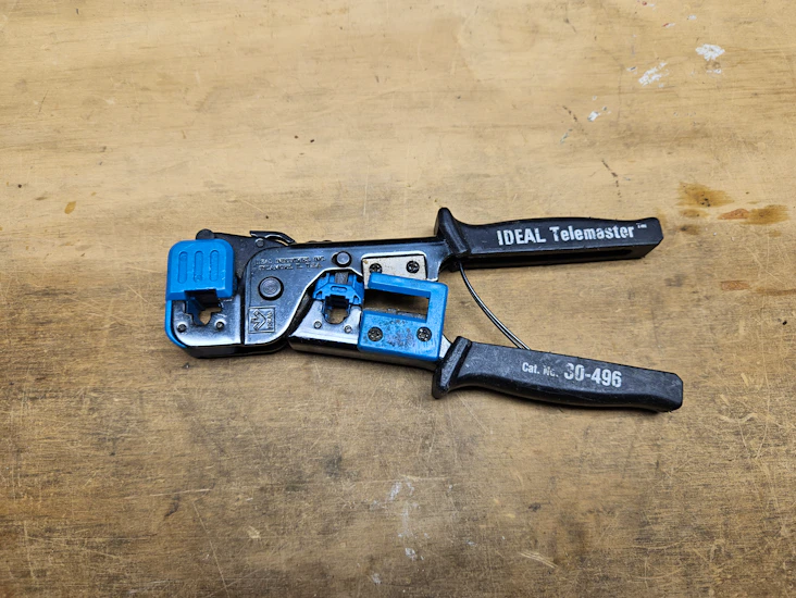 🔧 rj45/rj11 ethernet cable crimper tool