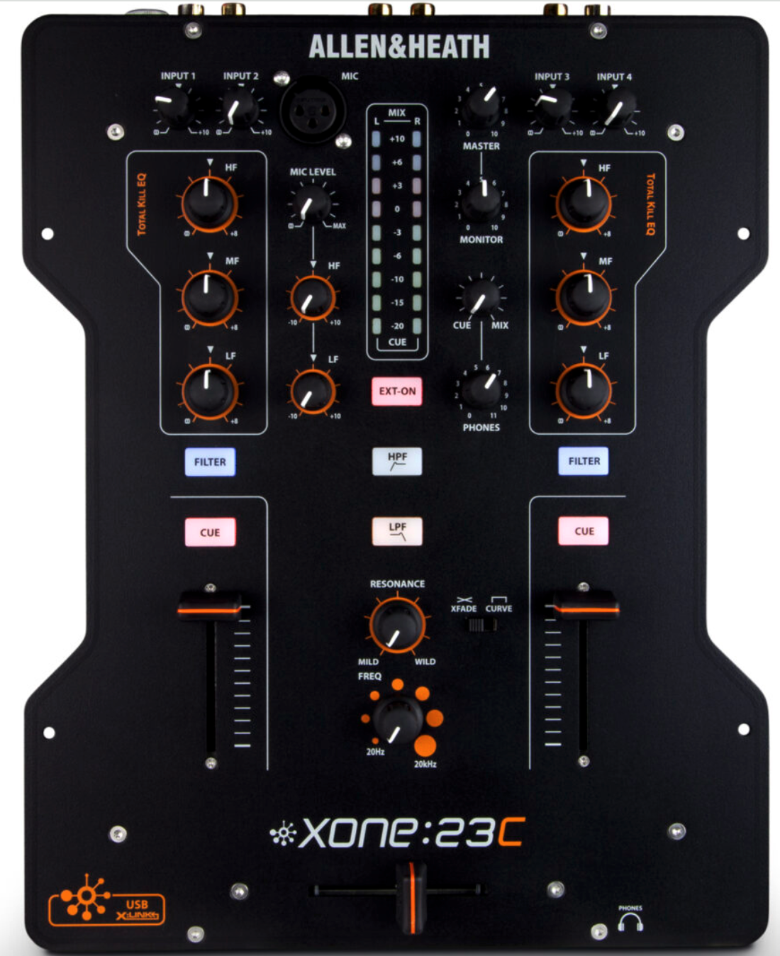 Xone:23c 2(+2) channel analogue mixer with interface