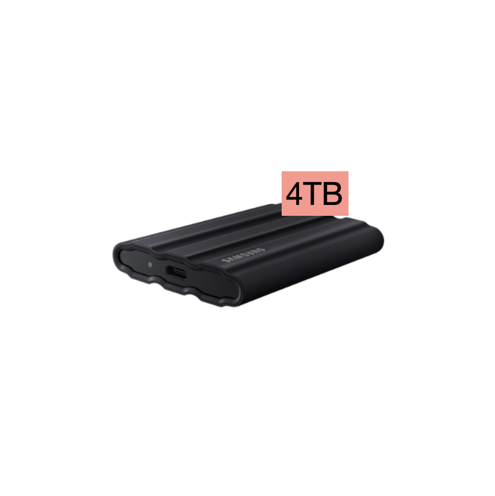 4tb ssd samsung t7  for 4k/8k editing ( 3x available )  usb c