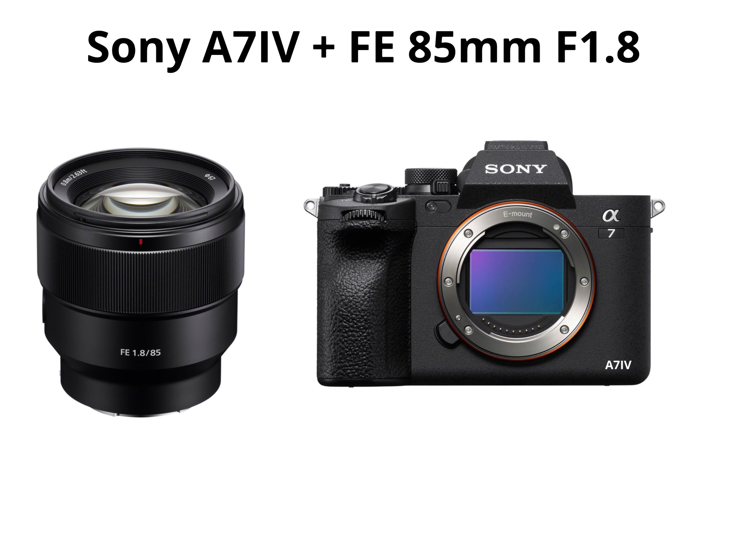 Sony a7iv + fe 85mm f1.8 gm (sony a74)