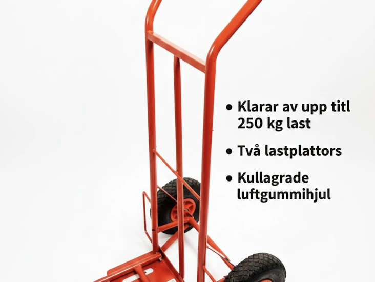 Stor magasin kärra, pirra, transportkärra, flyttkärra 250 kg