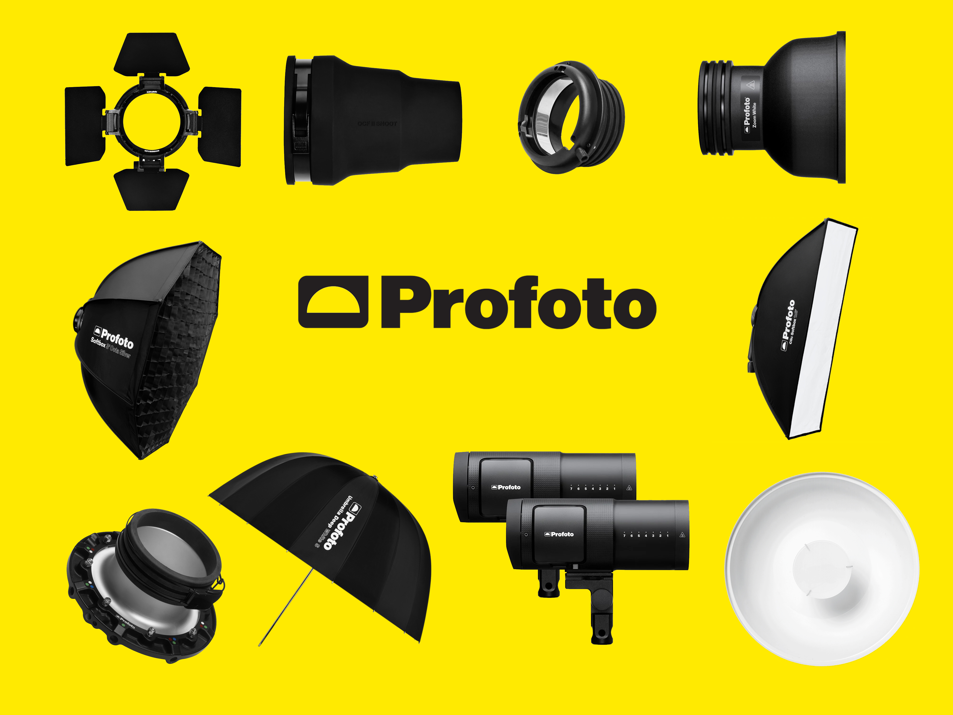 Profoto accessories, dome, snoot, lntern, reflector, umbrella, custom 