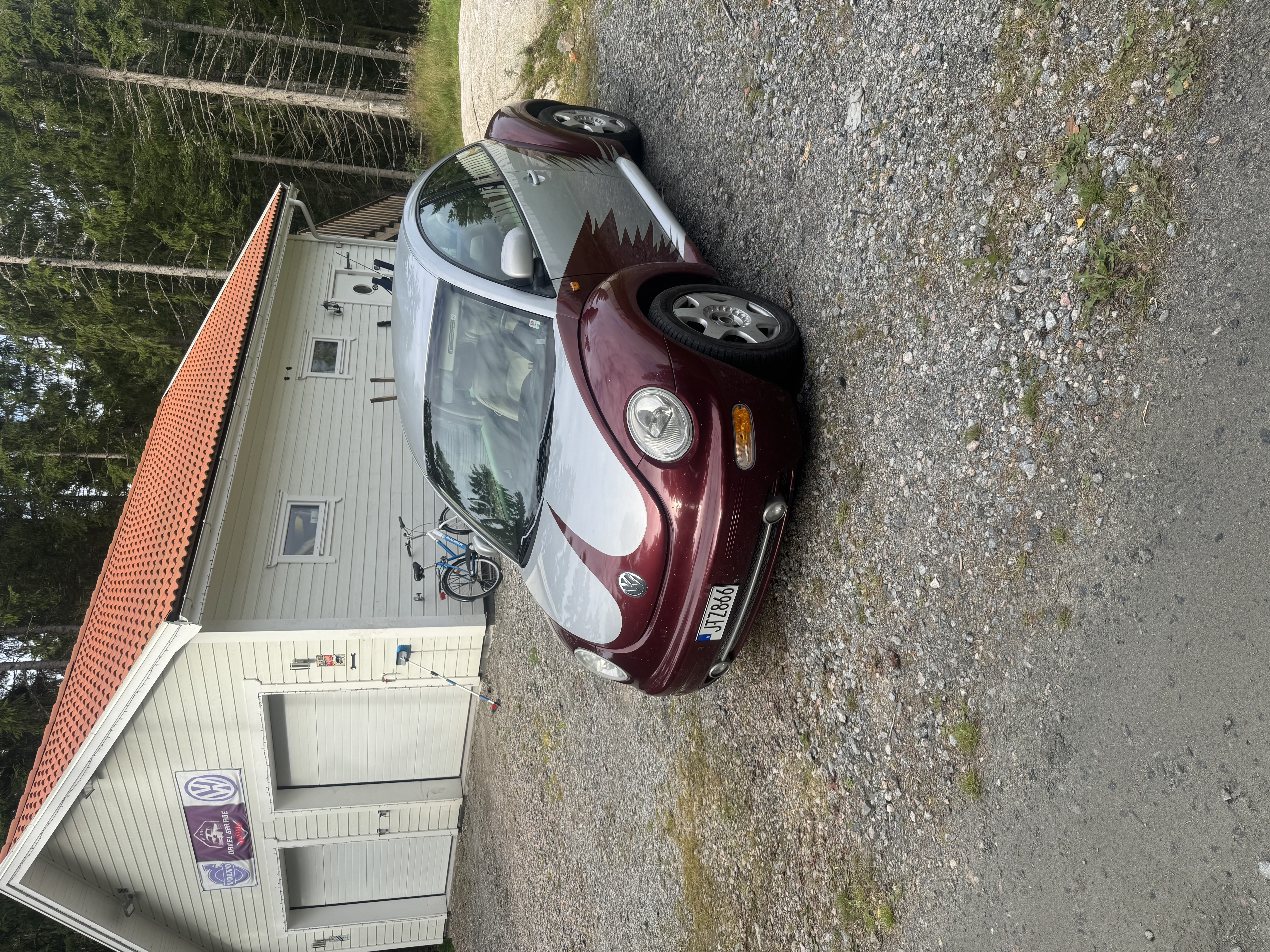Vw new beetle - nackvridare - motivlackerad - unik