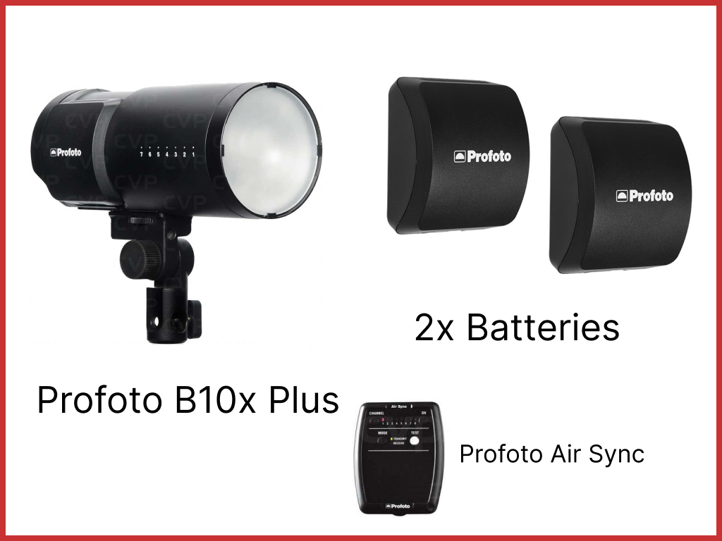 Profoto b10x plus 2 + air sync