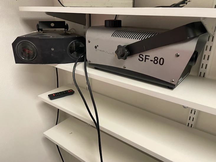 Laservalo ja savukone