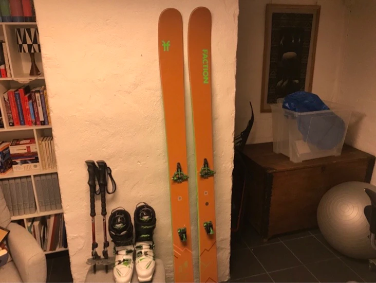 Topptursskidor, komplett paket