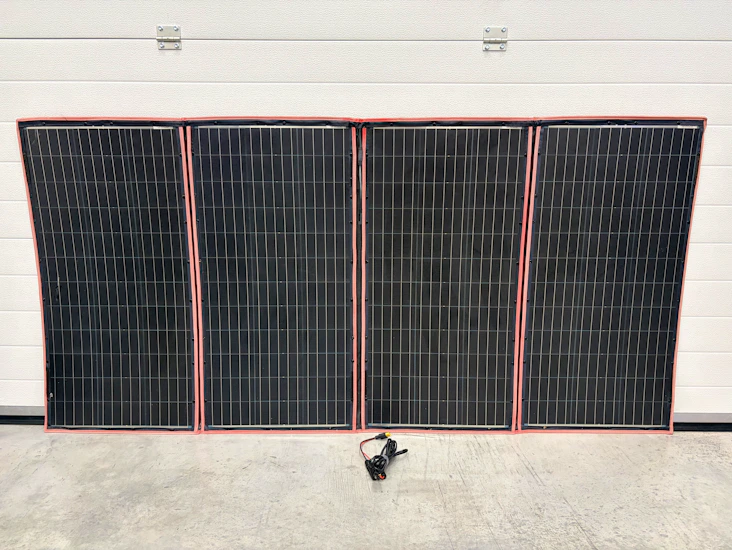 Solpanel 300w, portabel/vikbar