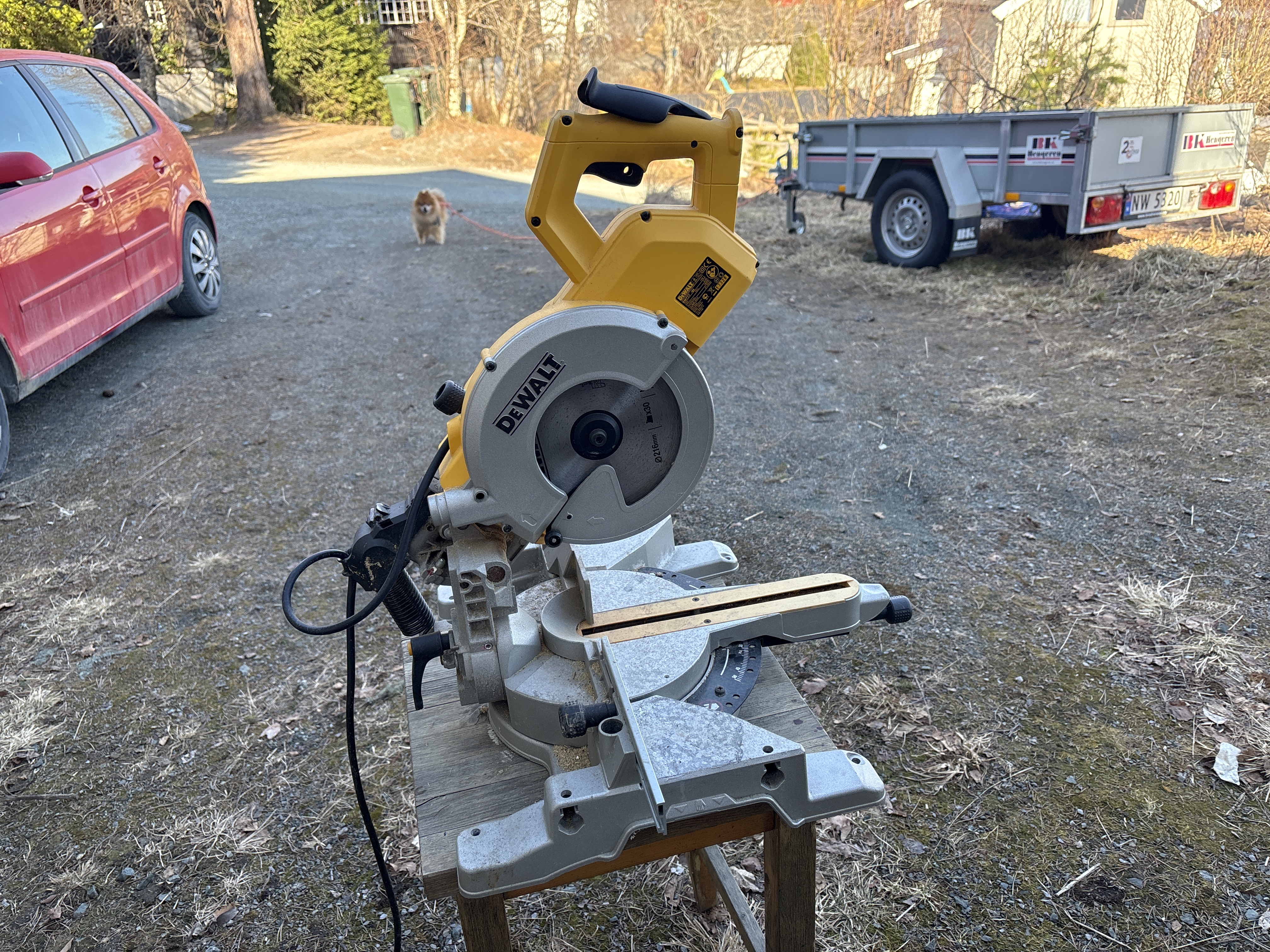 Dewalt kappsag- og gjærsag 