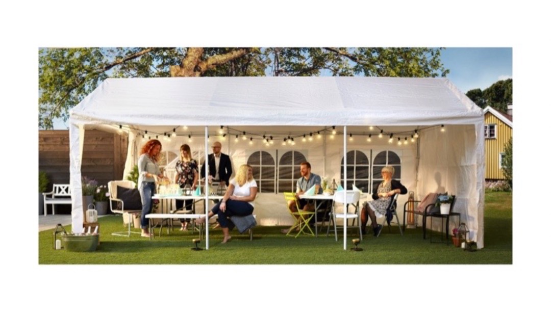 Partytält 6x3m väderbeständigt