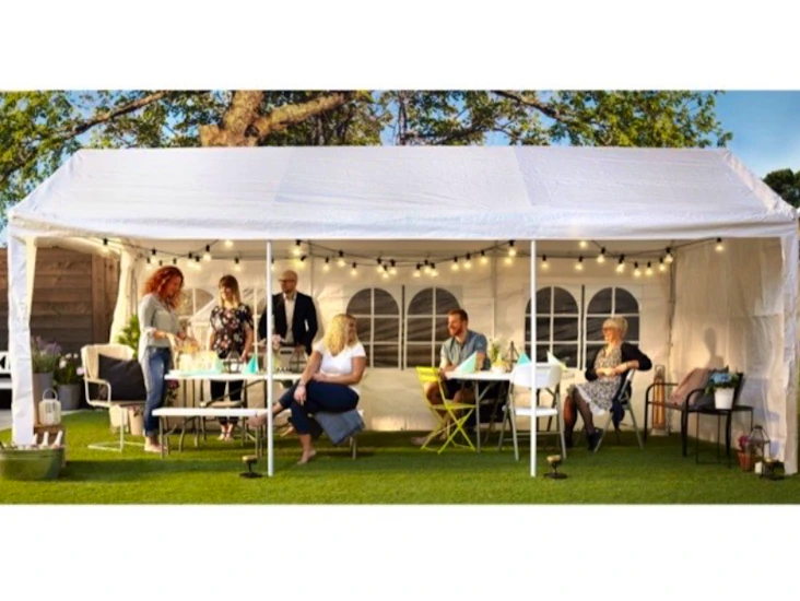 Partytält 6x3m väderbeständigt