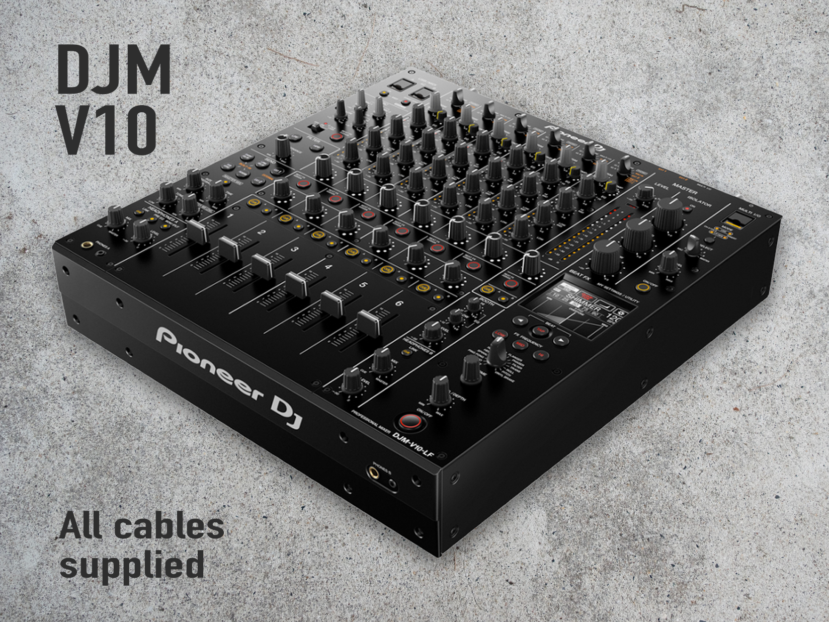 Pioneer djm v10 - professional 6-channel dj mixer
