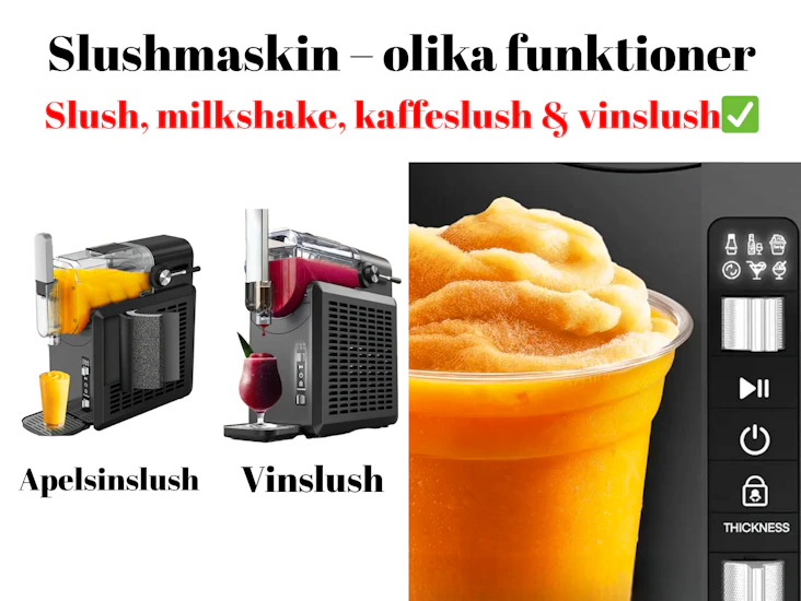 Slushmaskin – perfekt för fester, events och varma dagar!