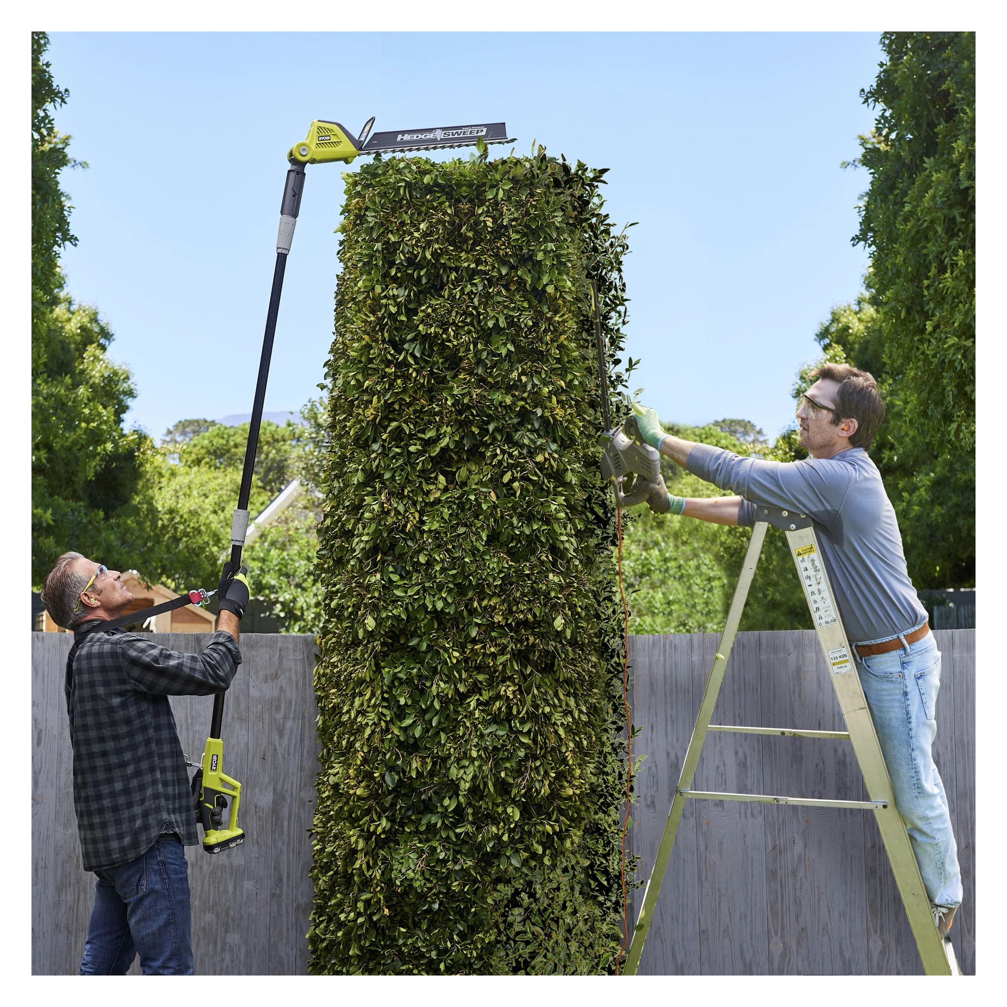 Ryobi 18v förlängningsbar häcksax