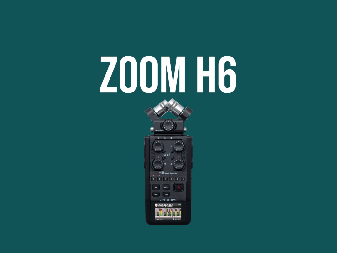 Zoom h6 recorder