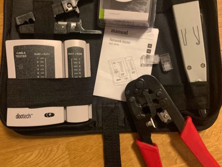 Crimptång nätverk tele tång