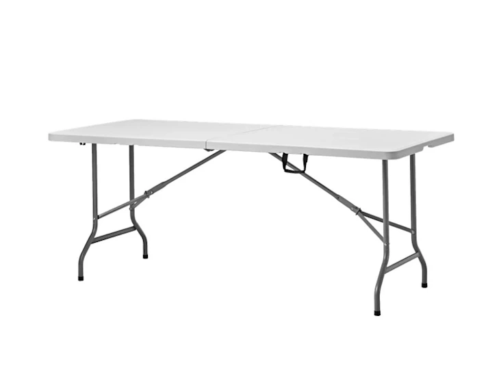 Hopfällbart bord, 180 x 75 cm, 6-8 personer