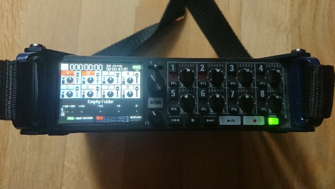 Zoom f8 field recorder