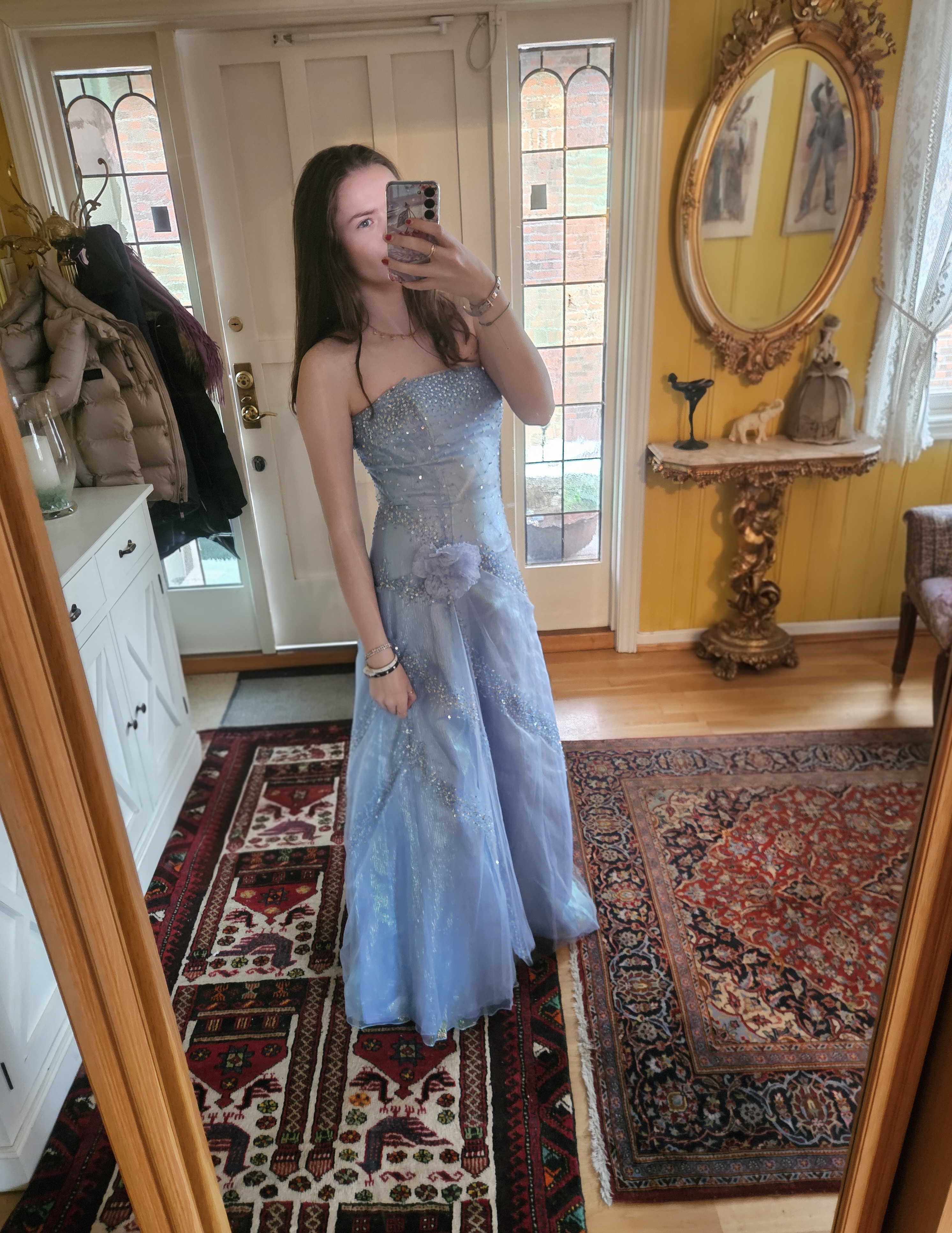 Flott ballkjole str.xs