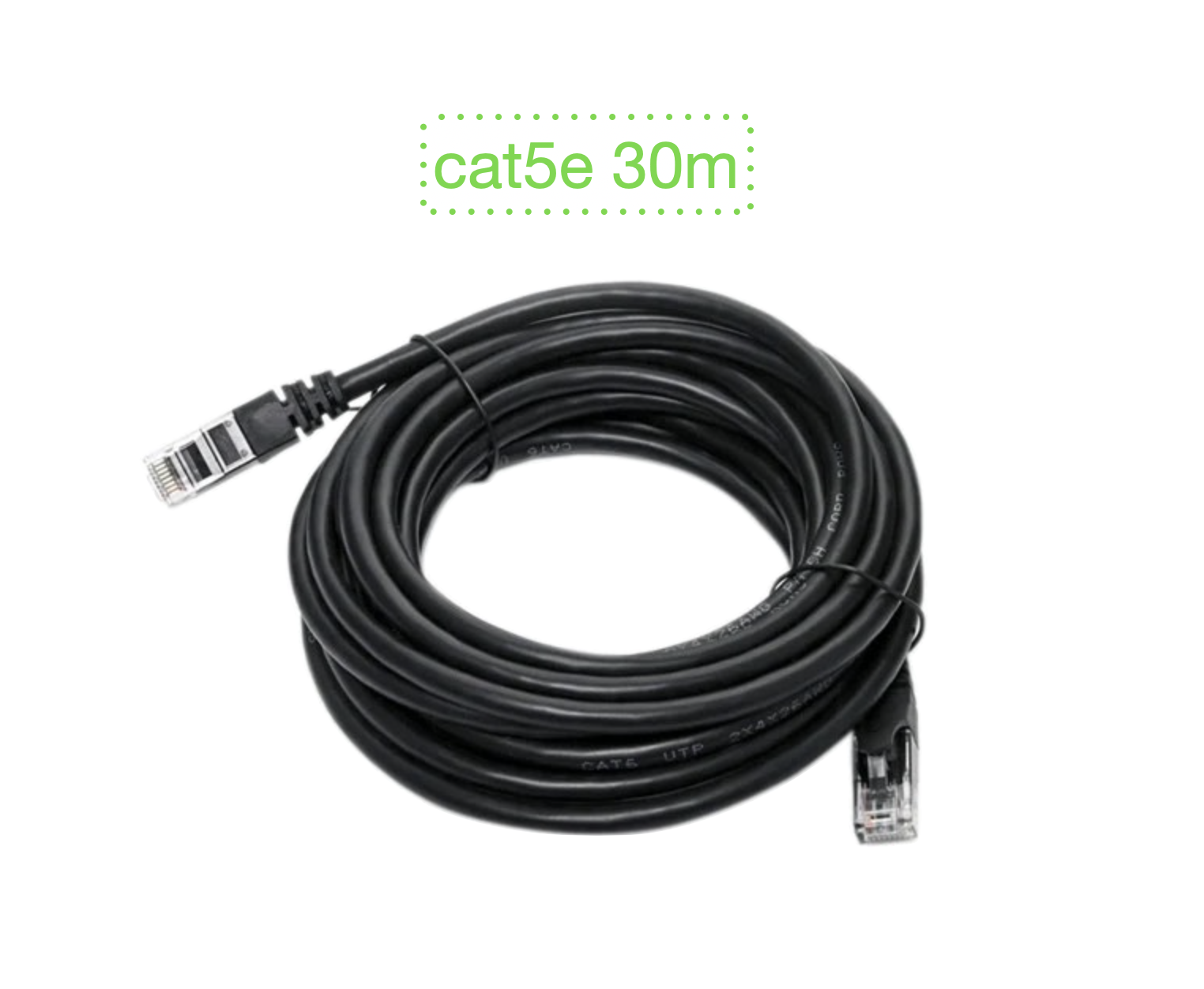 Ethernet rj45 cat5e 30m