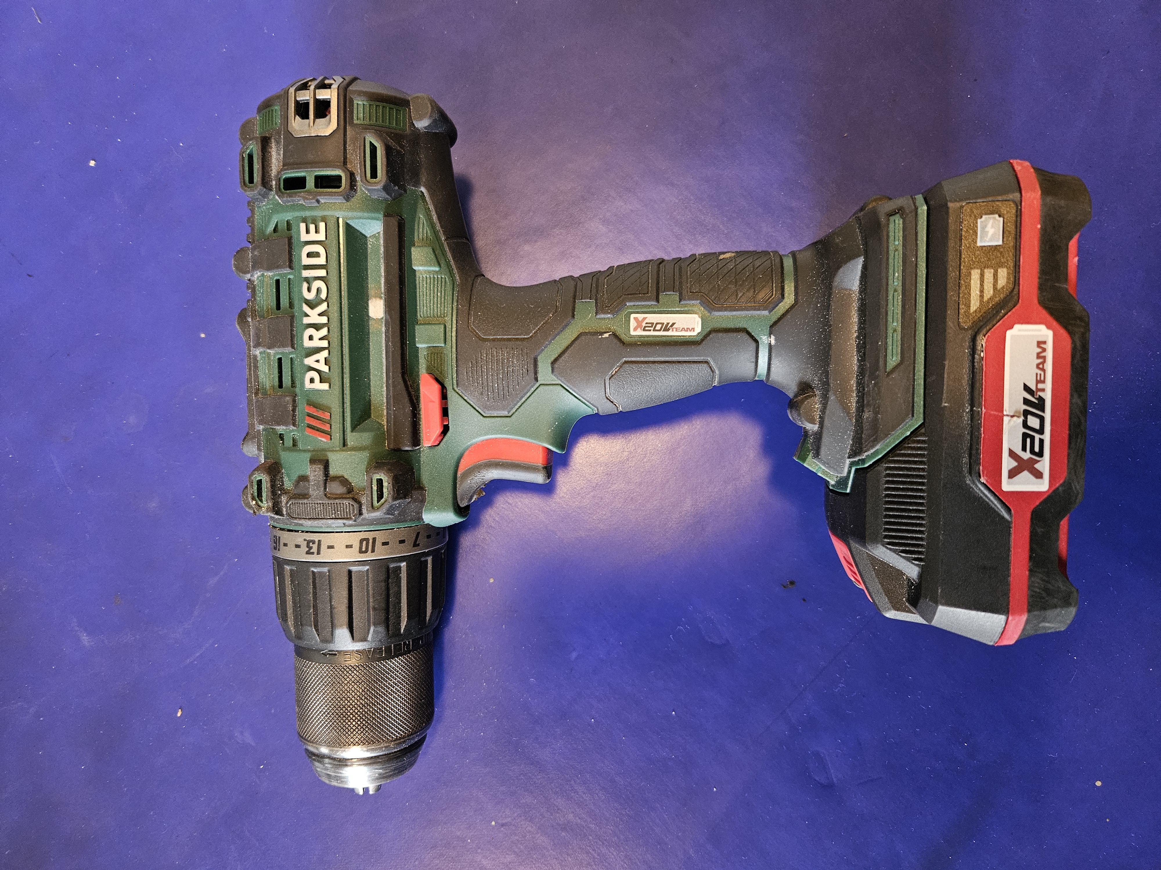 Akkuporakone parkside 20v