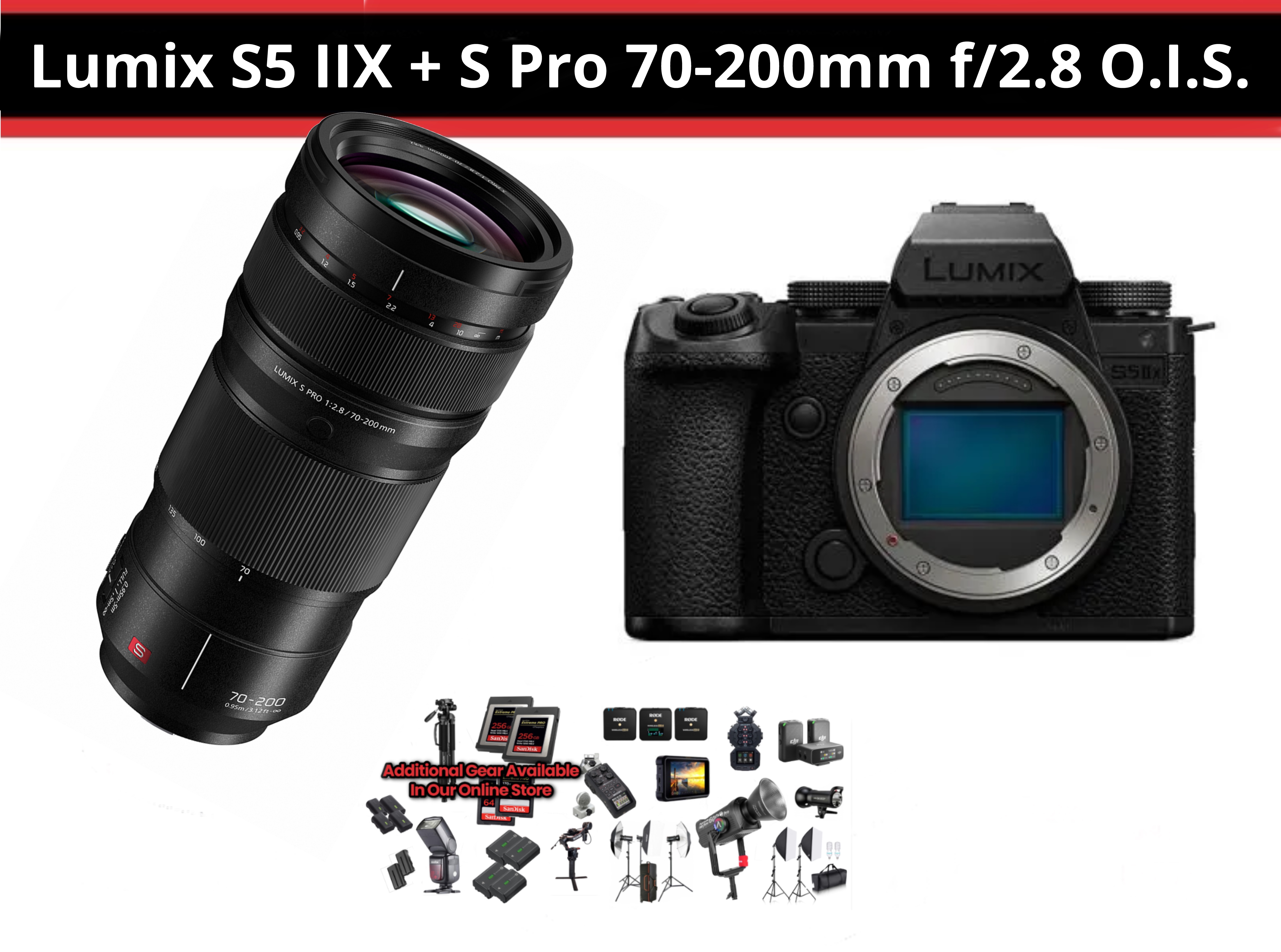 Lumix s5iix + s pro 70–200mm f/2.8 ( s5 iix )