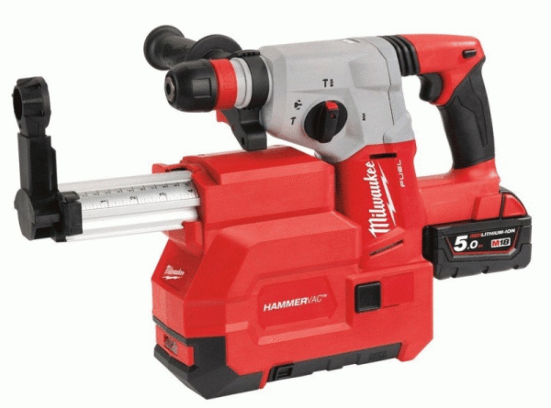 Milwaukee m18 chxde borrhammare med dammutsug